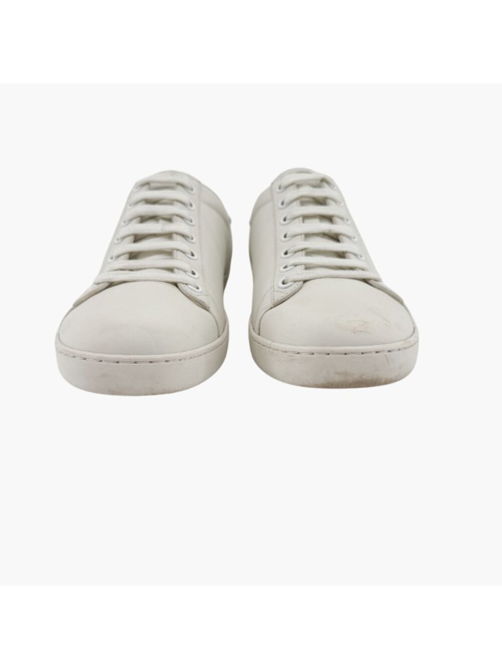 Gucci Ace GG Interlock Logo Low Top Sneakers White Leather Size 39 US 9 Women - Picture 5 of 14